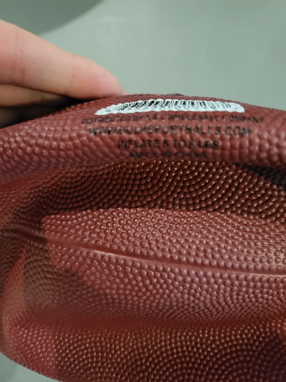 BIGGZ Indoor Outdoor Football Brown White